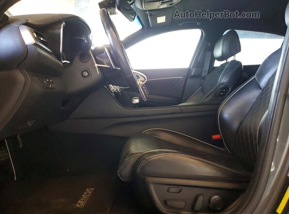 KMTG34LE4MU073196 2021 GENESIS G70 Gray Սալոնի դիմացի տեսք