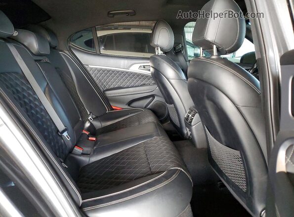 KMTG34LE4MU073196 2021 GENESIS G70 Gray Հետևի նստատեղերի տեսք