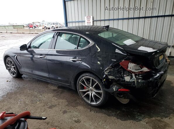 KMTG34LE5LU054087 2020 GENESIS G70 Black Հետևի ձախ