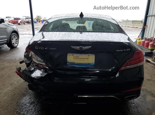 KMTG34LE5LU054087 2020 GENESIS G70 Black Հետևի տեսք