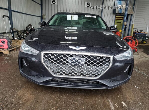 KMTG34LE5LU054087 2020 GENESIS G70 Black Դիմացի տեսք
