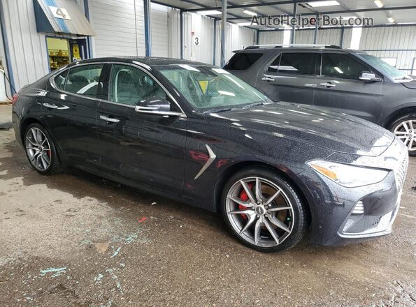 KMTG34LE5LU054087 2020 GENESIS G70 Black Առջևի աջ