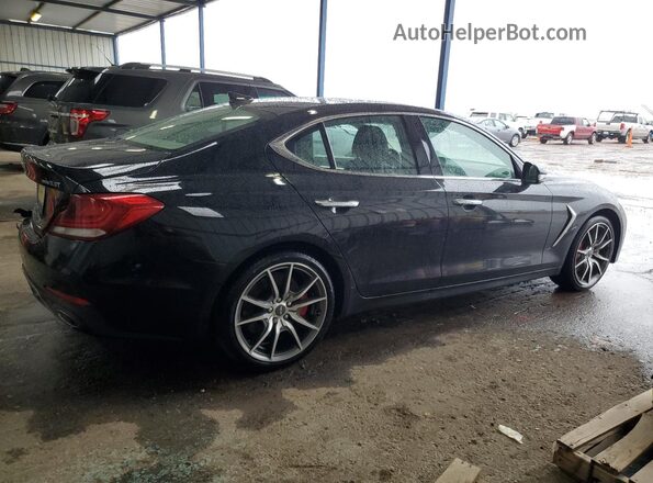 KMTG34LE5LU054087 2020 GENESIS G70 Black Հետևի աջ