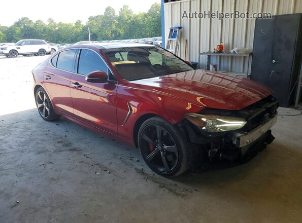 KMTG34LE7KU012115 2019 GENESIS G70 Red Передня права чверть
