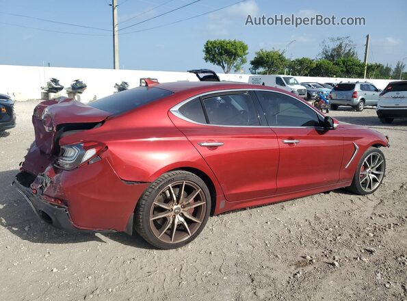 KMTG34LE7KU037760 2019 GENESIS G70 Red უკანა მარჯვენა