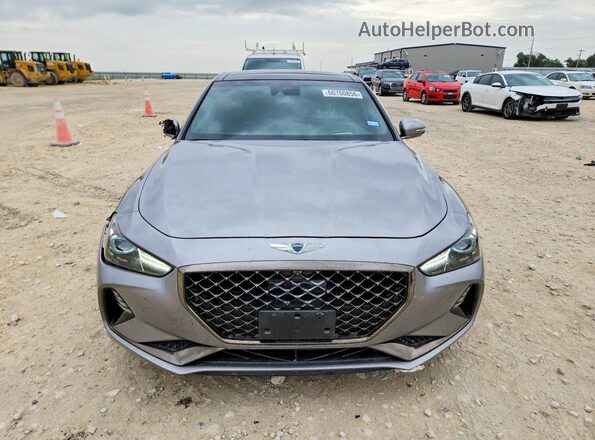 KMTG34LE7LU057394 2020 GENESIS G70 Silver Front view