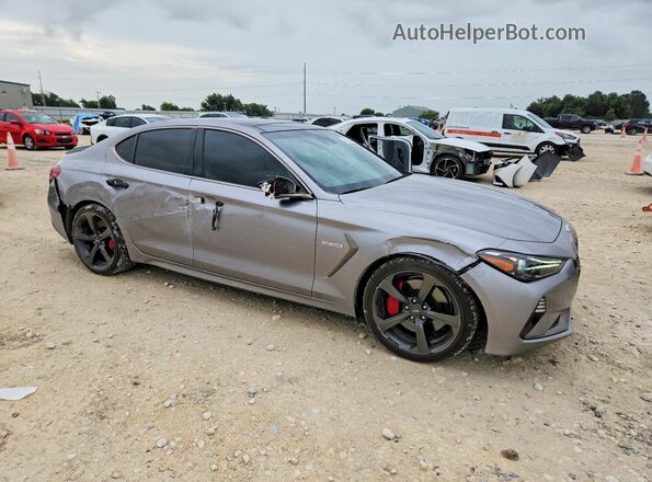 KMTG34LE7LU057394 2020 GENESIS G70 Silver Front right