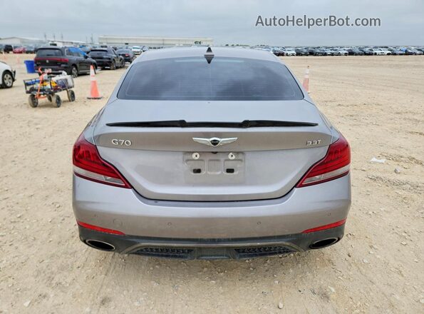KMTG34LE7LU057394 2020 GENESIS G70 Silver Rear view