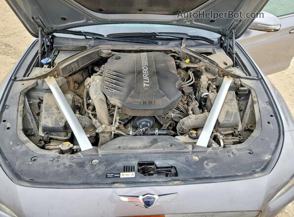 KMTG34LE7LU057394 2020 GENESIS G70 Silver Rear interior view