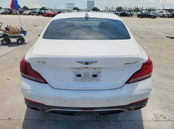 KMTG34LE9LU053590 2020 GENESIS G70 Белый Вид сзади