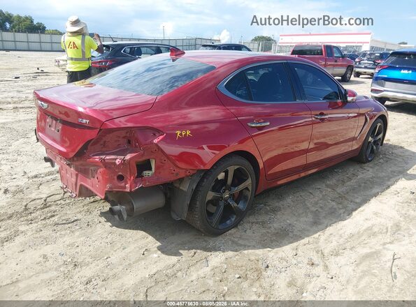 KMTG34LEXKU026591 2019 GENESIS G70 Red Հետևի աջ