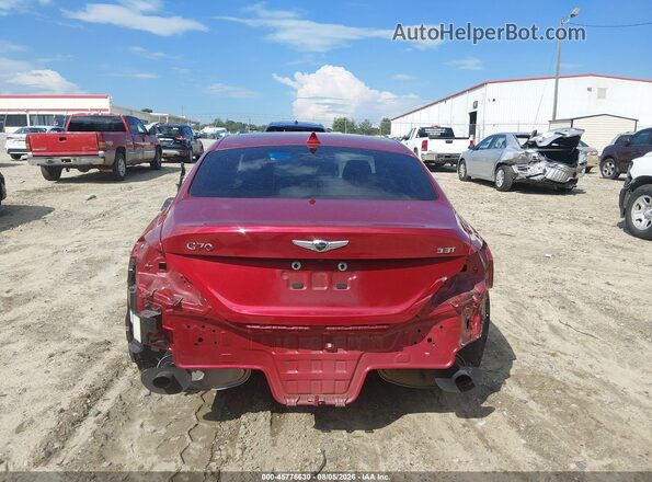 KMTG34LEXKU026591 2019 GENESIS G70 Red 