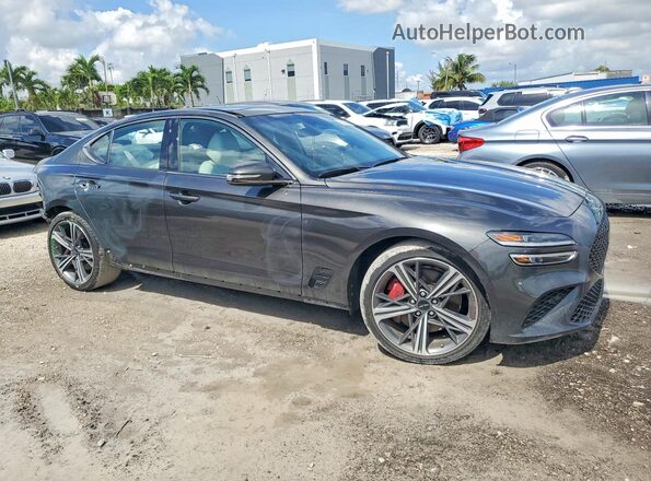KMTG34SC2SU147499 2025 GENESIS G70 Gray Передня права чверть