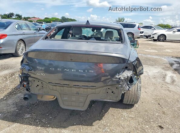 KMTG34SC2SU147499 2025 GENESIS G70 Gray Вид ззаду