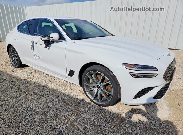 KMTG34SC3SU153893 2025 GENESIS G70 White Передня права чверть