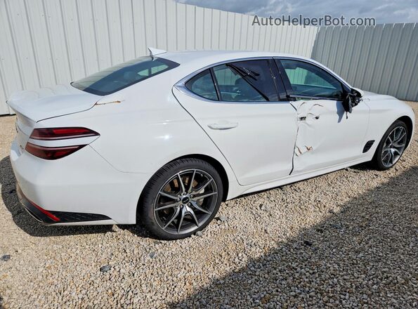 KMTG34SC3SU153893 2025 GENESIS G70 White Задня права чверть