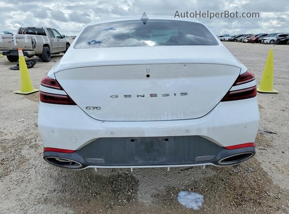 KMTG34SC5RU138953 2024 GENESIS G70 White Rear view