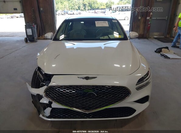 KMTG34SC5TU166789 2026 GENESIS G70 White Սարքավորումների վահանակի տեսք