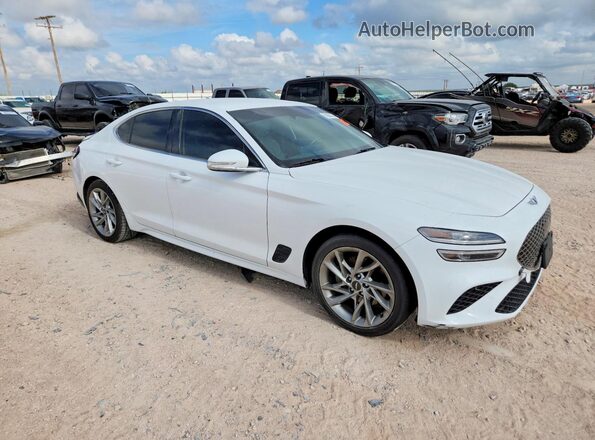 KMTG34TA8NU095121 2022 GENESIS G70 White Przód prawy