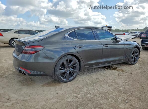 KMTG34TAXPU108549 2023 GENESIS G70 Black Trasero derecho