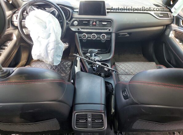 KMTG44LA0KU042471 2019 GENESIS G70 Blue Вид панелі приладів