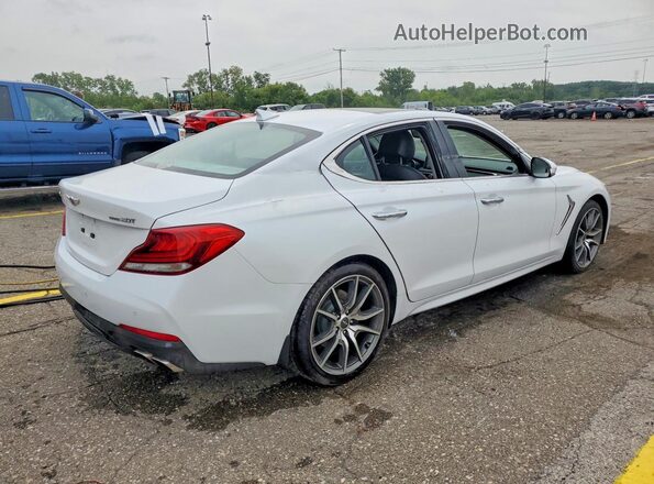 KMTG44LA3KU013532 2019 GENESIS G70 White Rear right