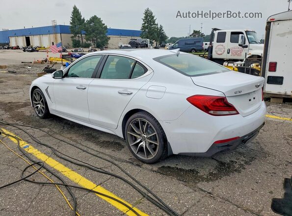 KMTG44LA3KU013532 2019 GENESIS G70 White Rear left
