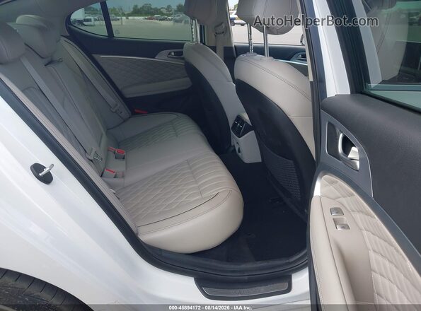 KMTG44LA5LU050793 2020 GENESIS G70 White Вид наклейки з VIN-кодом