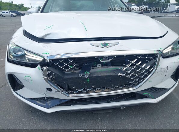 KMTG44LA5LU050793 2020 GENESIS G70 White Вид спереду