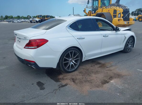 KMTG44LA5LU050793 2020 GENESIS G70 White Задня права чверть