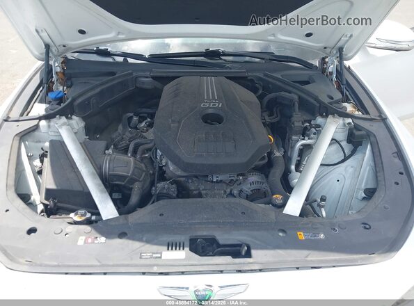 KMTG44LA5LU050793 2020 GENESIS G70 White Вид ззаду