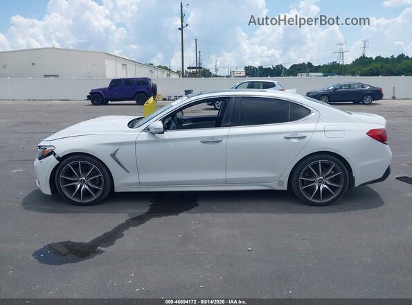 KMTG44LA5LU050793 2020 GENESIS G70 White Панорамний вид салону 360°