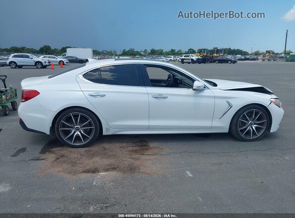 KMTG44LA5LU050793 2020 GENESIS G70 White Вид задньої частини салону