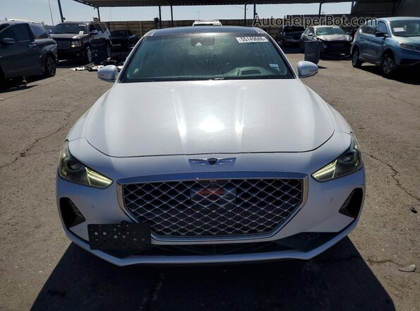 KMTG44LA7KU034528 2019 GENESIS G70 White წინა ხედი