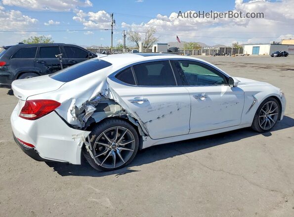 KMTG44LA7KU034528 2019 GENESIS G70 White უკანა მარჯვენა