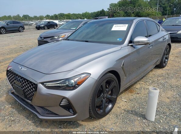 KMTG44LAXLU051616 2020 GENESIS G70 Серый Передняя левая четверть