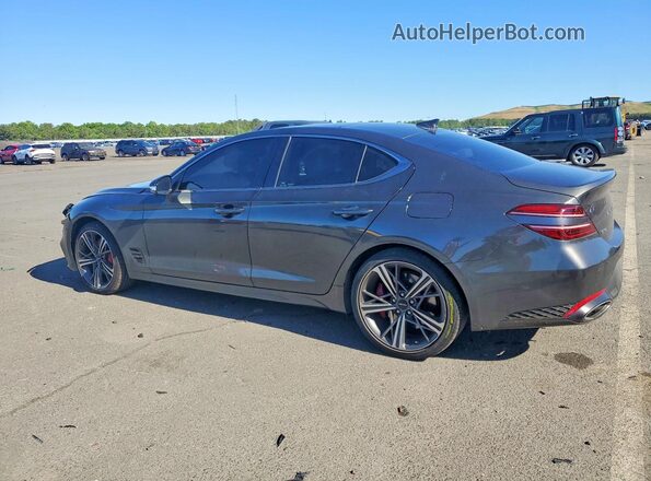 KMTG54SE0RU137950 2024 GENESIS G70 Gray Trasero izquierdo