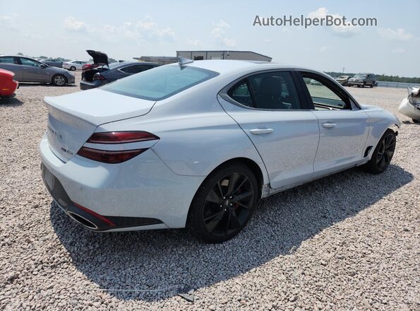 KMTG54TE0NU092159 2022 GENESIS G70 Gray Trasero derecho