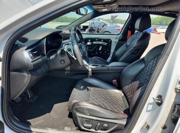 KMTG54TE0NU092159 2022 GENESIS G70 Gray Vista interior delantera