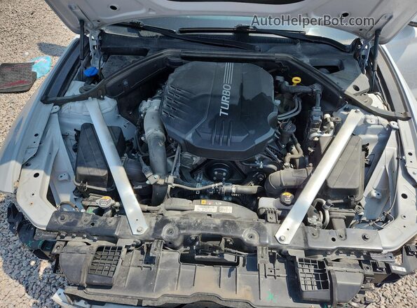 KMTG54TE0NU092159 2022 GENESIS G70 Gray Vista interior trasera