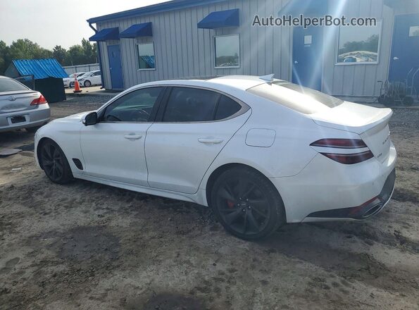 KMTG54TE8PU113813 2023 GENESIS G70 White Trasero izquierdo