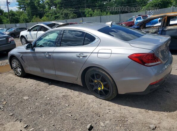 KMTG64LA1MU077159 2021 GENESIS G70 Silver Trasero izquierdo