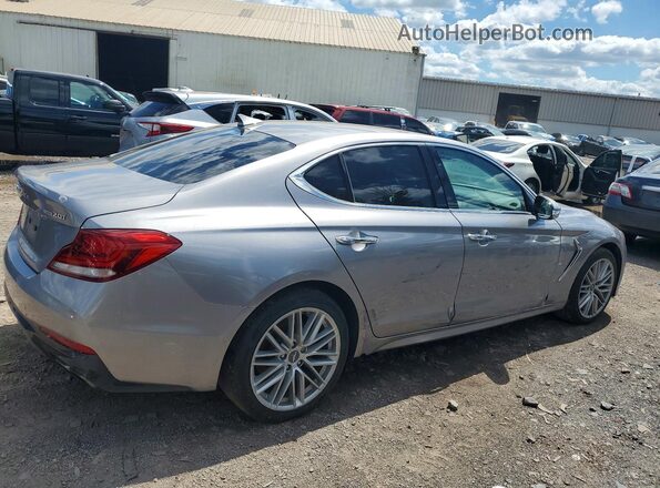 KMTG64LA1MU077159 2021 GENESIS G70 Silver Trasero derecho