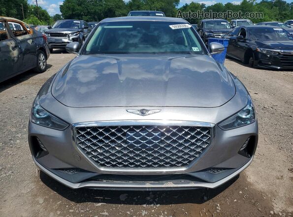 KMTG64LA1MU077159 2021 GENESIS G70 Silver Vista frontal
