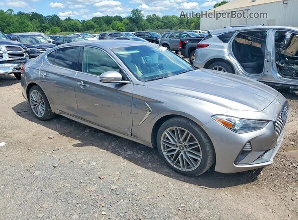 KMTG64LA1MU077159 2021 GENESIS G70 Silver Delantero derecho