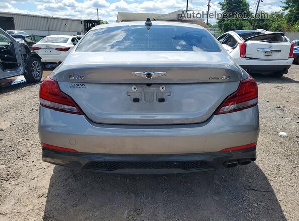 KMTG64LA1MU077159 2021 GENESIS G70 Silver Vista trasera