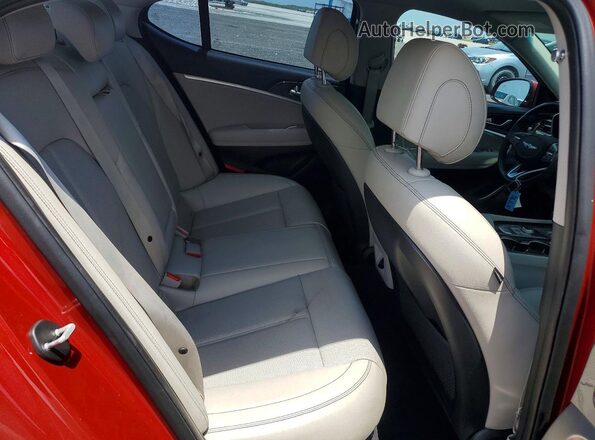 KMTG64LA5LU056636 2020 GENESIS G70 Red უკანა სავარძლების ხედი