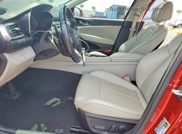 KMTG64LA5LU056636 2020 GENESIS G70 Red წინა სალონის ხედი