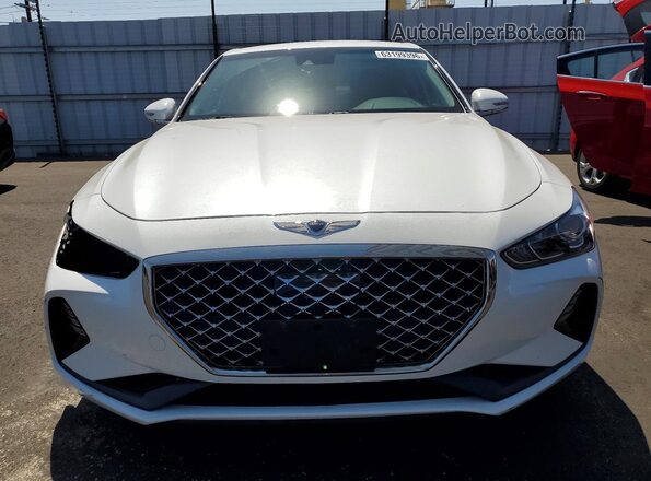 KMTG64LA9LU062665 2020 GENESIS G70 White Դիմացի տեսք