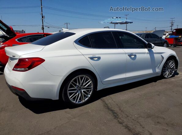 KMTG64LA9LU062665 2020 GENESIS G70 White Հետևի աջ